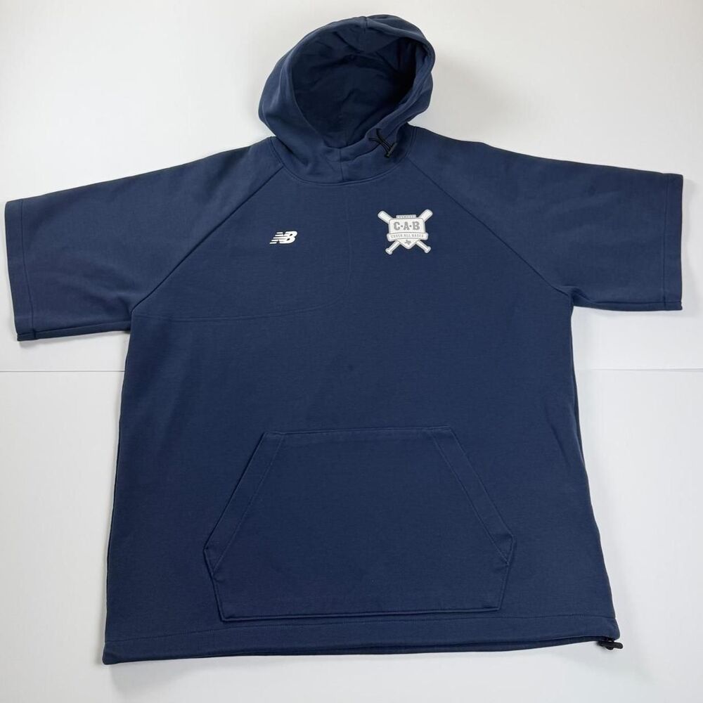 New-balance Men's Navy and Blue Hoodie